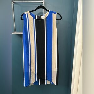Chicos Striped Sleeveless Blouse